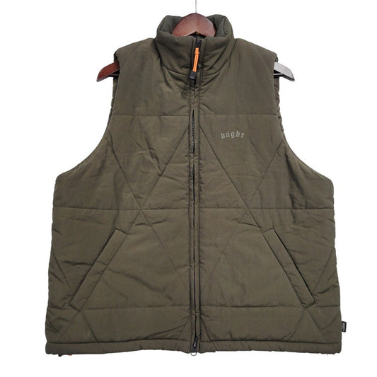【中古品】【メンズ】 HAIGHT ヘイト × GRINDLODGE グラインドロッヂ DELTA QUILT VEST デルタ キルト ベスト 142-260216-as-21-izu サイズ：M カラー：オリーブ 万代Net店