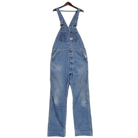 【現状渡し品】【メンズ】 ROUND HOUSE 70-80Sセブンティー エイティーズ DENIM OVERALL デニム オーバーオール つなぎ　サロペット 157-260218-mh-04-izu サイズ：不明 カラー：インディゴ 万代Net店