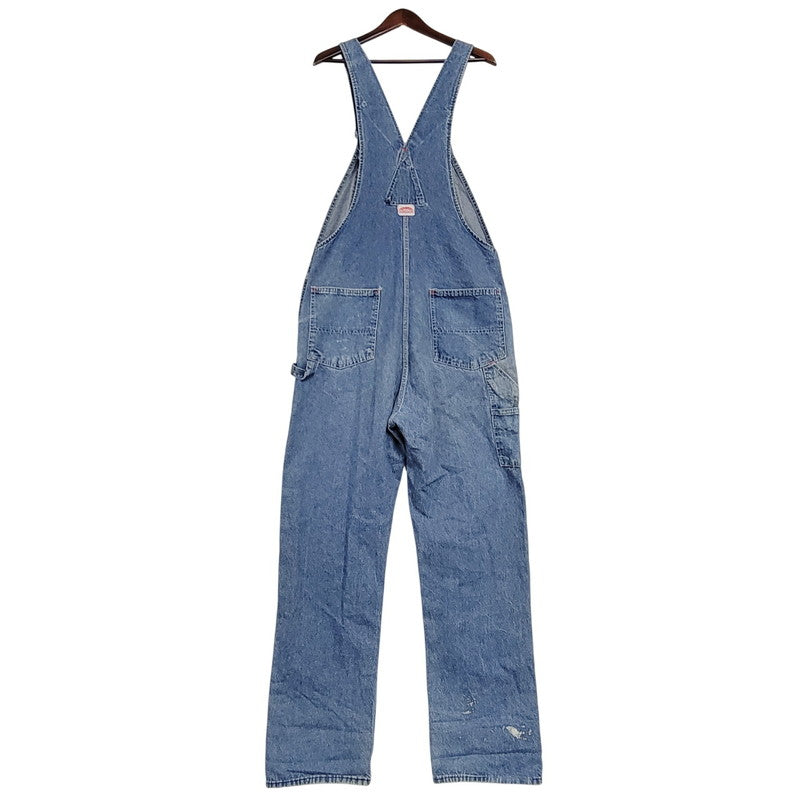 【現状渡し品】【メンズ】 ROUND HOUSE 70-80Sセブンティー エイティーズ DENIM OVERALL デニム オーバーオール つなぎ　サロペット 157-260218-mh-04-izu サイズ：不明 カラー：インディゴ 万代Net店