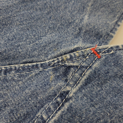 【現状渡し品】【メンズ】 ROUND HOUSE 70-80Sセブンティー エイティーズ DENIM OVERALL デニム オーバーオール つなぎ　サロペット 157-260218-mh-04-izu サイズ：不明 カラー：インディゴ 万代Net店