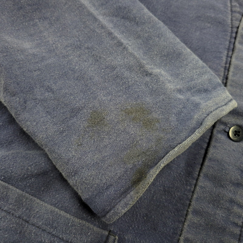 【現状渡し品】【メンズ】 FRENCH VINTAGE フレンチ ヴィンテージ SICUR SYSTEM シクール システム 70-80S MOLESKIN WORK JACKET モールスキン ワーク ジャケット アウター 146-260217-cs-18-izu サイズ：不明 カラー：ネイビー 万代Net店