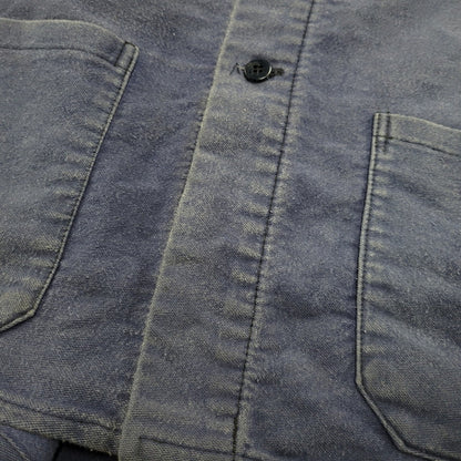 【現状渡し品】【メンズ】 FRENCH VINTAGE フレンチ ヴィンテージ SICUR SYSTEM シクール システム 70-80S MOLESKIN WORK JACKET モールスキン ワーク ジャケット アウター 146-260217-cs-18-izu サイズ：不明 カラー：ネイビー 万代Net店