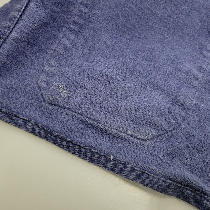 【現状渡し品】【メンズ】 FRENCH VINTAGE フレンチ ヴィンテージ SICUR SYSTEM シクール システム 70-80S MOLESKIN WORK JACKET モールスキン ワーク ジャケット アウター 146-260217-cs-18-izu サイズ：不明 カラー：ネイビー 万代Net店