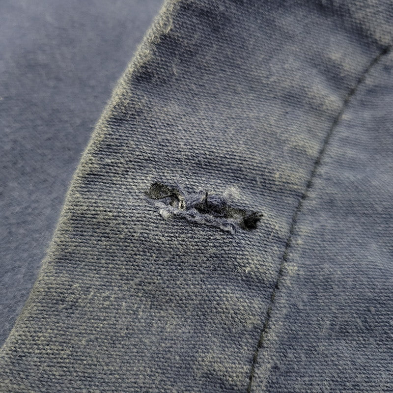 【現状渡し品】【メンズ】 FRENCH VINTAGE フレンチ ヴィンテージ SICUR SYSTEM シクール システム 70-80S MOLESKIN WORK JACKET モールスキン ワーク ジャケット アウター 146-260217-cs-18-izu サイズ：不明 カラー：ネイビー 万代Net店
