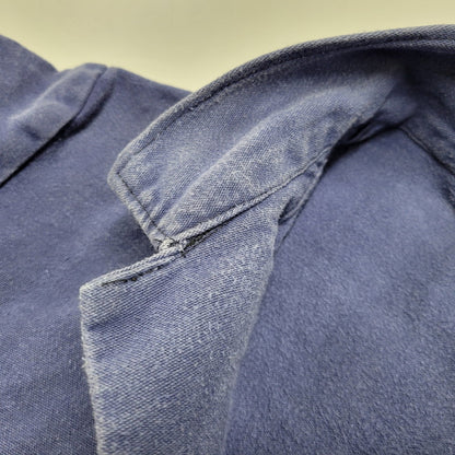 【現状渡し品】【メンズ】 FRENCH VINTAGE フレンチ ヴィンテージ SICUR SYSTEM シクール システム 70-80S MOLESKIN WORK JACKET モールスキン ワーク ジャケット アウター 146-260217-cs-18-izu サイズ：不明 カラー：ネイビー 万代Net店