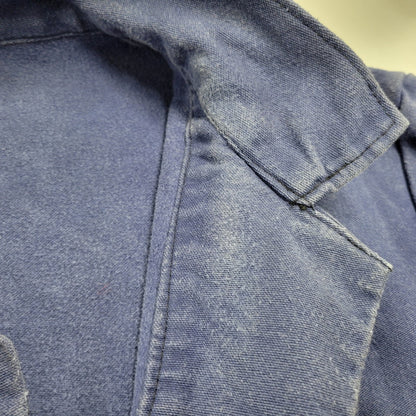 【現状渡し品】【メンズ】 FRENCH VINTAGE フレンチ ヴィンテージ SICUR SYSTEM シクール システム 70-80S MOLESKIN WORK JACKET モールスキン ワーク ジャケット アウター 146-260217-cs-18-izu サイズ：不明 カラー：ネイビー 万代Net店