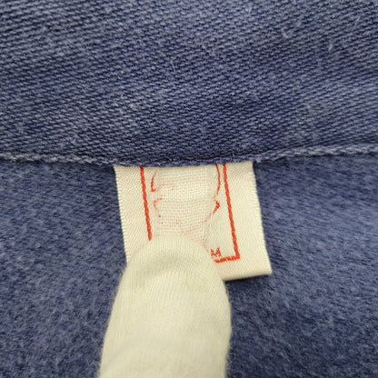 【現状渡し品】【メンズ】 FRENCH VINTAGE フレンチ ヴィンテージ SICUR SYSTEM シクール システム 70-80S MOLESKIN WORK JACKET モールスキン ワーク ジャケット アウター 146-260217-cs-18-izu サイズ：不明 カラー：ネイビー 万代Net店