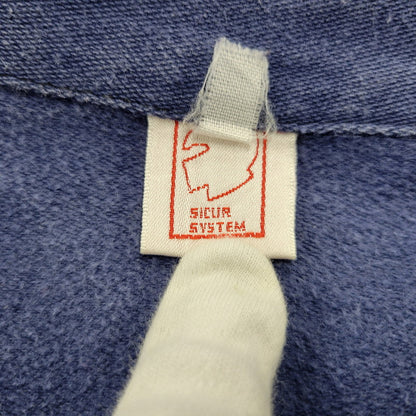 【現状渡し品】【メンズ】 FRENCH VINTAGE フレンチ ヴィンテージ SICUR SYSTEM シクール システム 70-80S MOLESKIN WORK JACKET モールスキン ワーク ジャケット アウター 146-260217-cs-18-izu サイズ：不明 カラー：ネイビー 万代Net店