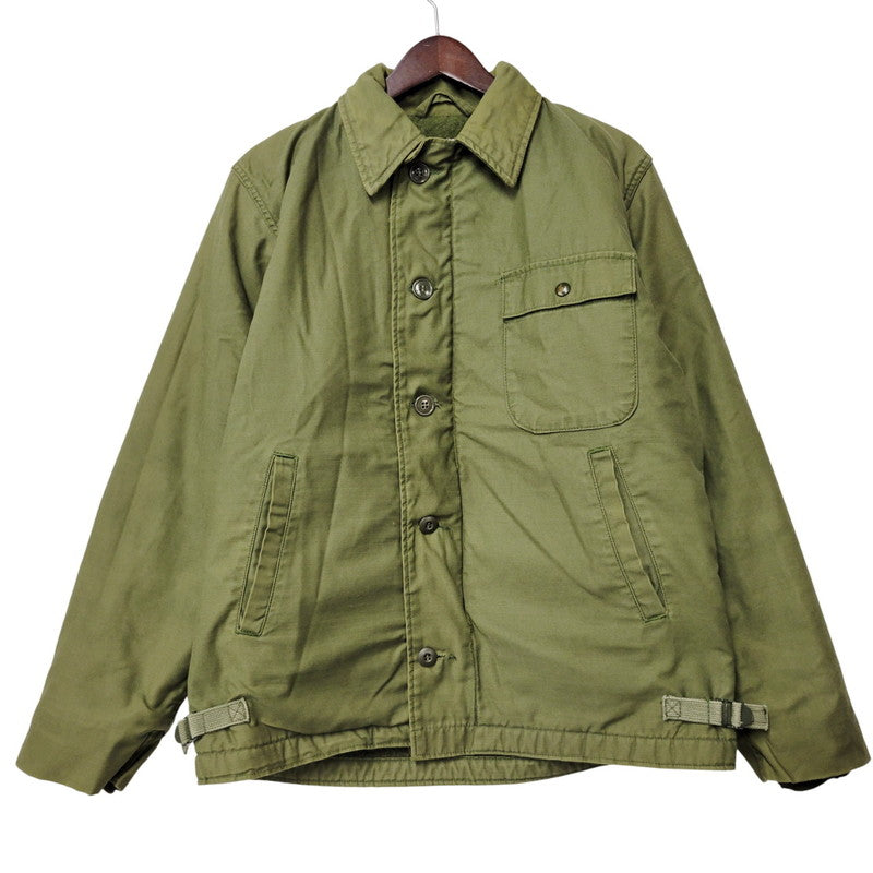 【現状渡し品】【メンズ】 U.S.NAVY ユーエスネイビー TALONジッパー 60-70S A-2 DECK JACKET エーツー デック ジャケット アウター 146-260217-cs-20-izu サイズ：不明 カラー：カーキ 万代Net店