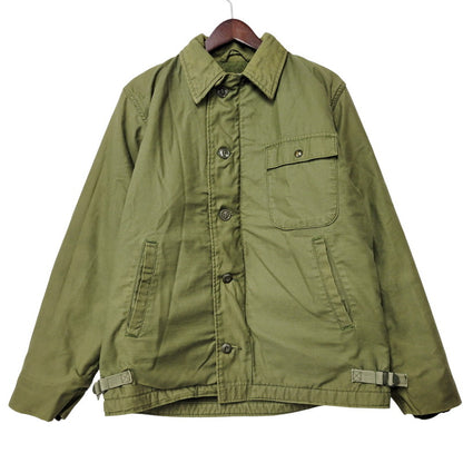 【現状渡し品】【メンズ】 U.S.NAVY ユーエスネイビー TALONジッパー 60-70S A-2 DECK JACKET エーツー デック ジャケット アウター 146-260217-cs-20-izu サイズ：不明 カラー：カーキ 万代Net店