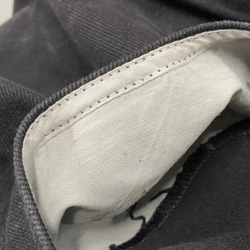 【中古品】【メンズ】 USED ユーズド DOCKING DENIM TRACK PANTS ドッキング デニム トラック パンツ ズボン ボトムス 158-260216-ya-11-izu サイズ：下記参照 カラー：BLACK 万代Net店