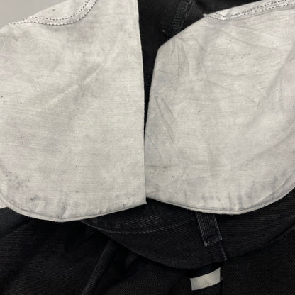 【中古品】【メンズ】 USED ユーズド DOCKING DENIM TRACK PANTS ドッキング デニム トラック パンツ ズボン ボトムス 158-260216-ya-11-izu サイズ：下記参照 カラー：BLACK 万代Net店