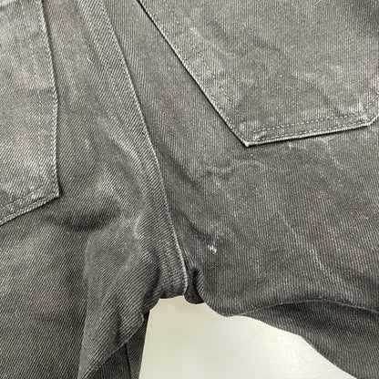 【中古品】【メンズ】 USED ユーズド DOCKING DENIM TRACK PANTS ドッキング デニム トラック パンツ ズボン ボトムス 158-260216-ya-11-izu サイズ：下記参照 カラー：BLACK 万代Net店