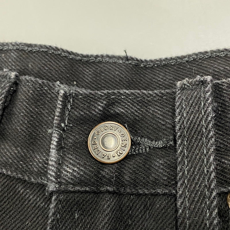 【中古品】【メンズ】 USED ユーズド DOCKING DENIM TRACK PANTS ドッキング デニム トラック パンツ ズボン ボトムス 158-260216-ya-11-izu サイズ：下記参照 カラー：BLACK 万代Net店