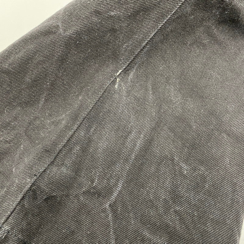 【中古品】【メンズ】 USED ユーズド DOCKING DENIM TRACK PANTS ドッキング デニム トラック パンツ ズボン ボトムス 158-260216-ya-11-izu サイズ：下記参照 カラー：BLACK 万代Net店