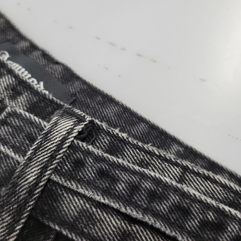 【中古品】【メンズ】 ASAPMODE エイサップモード WIDE DENIM PANTS ワイドデニムパンツ ボトムス 152-260218-as-21-izu サイズ：S カラー：ブラック 万代Net店