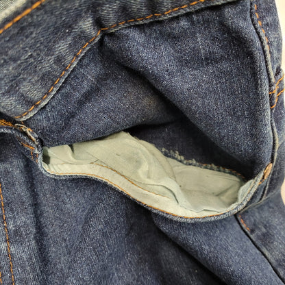 【中古品】【メンズ】 akademiks アカデミクス BUGGY DENIM PANTS バギーデニムパンツ ボトムス 157-260218-as-10-izu サイズ：34 カラー：インディゴ 万代Net店