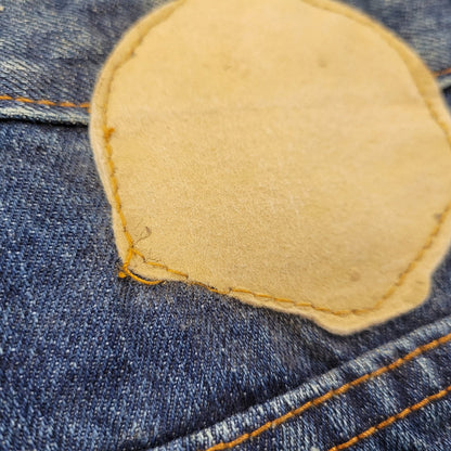 【中古品】【メンズ】 akademiks アカデミクス BUGGY DENIM PANTS バギーデニムパンツ ボトムス 157-260218-as-10-izu サイズ：34 カラー：インディゴ 万代Net店