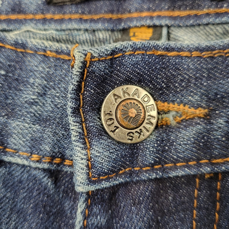 【中古品】【メンズ】 akademiks アカデミクス BUGGY DENIM PANTS バギーデニムパンツ ボトムス 157-260218-as-10-izu サイズ：34 カラー：インディゴ 万代Net店
