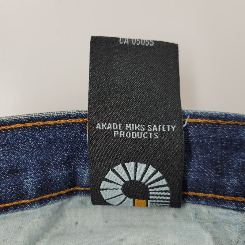 【中古品】【メンズ】 akademiks アカデミクス BUGGY DENIM PANTS バギーデニムパンツ ボトムス 157-260218-as-10-izu サイズ：34 カラー：インディゴ 万代Net店