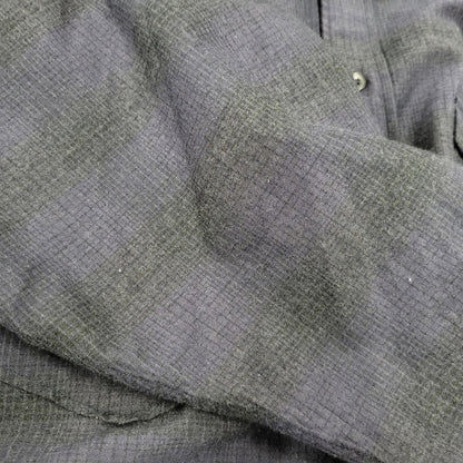 【中古品】【メンズ】 COMOLI コモリ WOOL SILK WORK SHIRT ウール シルク ワーク シャツ トップス 140-260221-kh-05-izu サイズ：1 カラー：ネイビー×ブラック 万代Net店