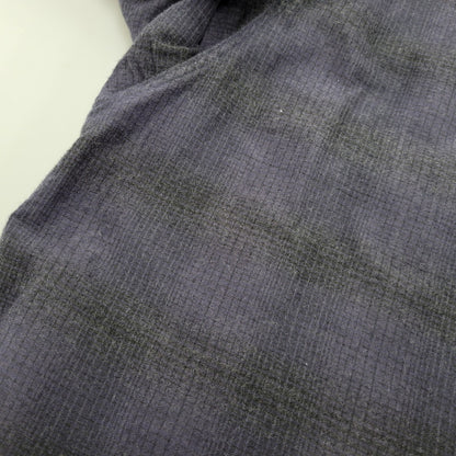 【中古品】【メンズ】 COMOLI コモリ WOOL SILK WORK SHIRT ウール シルク ワーク シャツ トップス 140-260221-kh-05-izu サイズ：1 カラー：ネイビー×ブラック 万代Net店