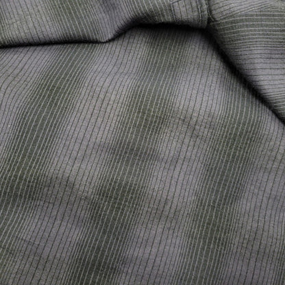 【中古品】【メンズ】 COMOLI コモリ WOOL SILK WORK SHIRT ウール シルク ワーク シャツ トップス 140-260221-kh-05-izu サイズ：1 カラー：ネイビー×ブラック 万代Net店