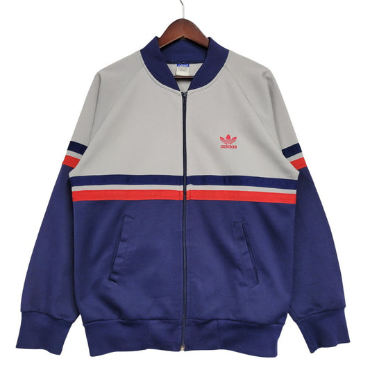 【中古品】【メンズ】 TRACK JACKET トラックジャケット 西ドイツ製 146-260216-as-19-izu カラー：グレー×ネイビー 万代Net店
