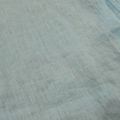 【中古品】【メンズ】 RALPH LAUREN ラルフローレン CUSTOM FIT LINEN BD SHIRT リネン ボタンダウン シャツ 長袖 トップス 146-260218-as-09-izu サイズ：S カラー：ライトブルー 万代Net店