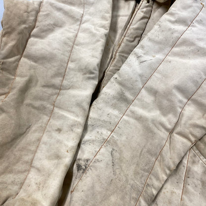 【現状渡し品】【メンズ】 ATOMIC GARAGE アトミックガレージ TALON ZIP CORDUROY COLLAR DUCK COVERALL JACKET タロンジップ コーデュロイ カラー ダック カバーオール ジャケット アウター 146-260312-kh-11-izu サイズ：L カラー：ベージュ 万代Net店