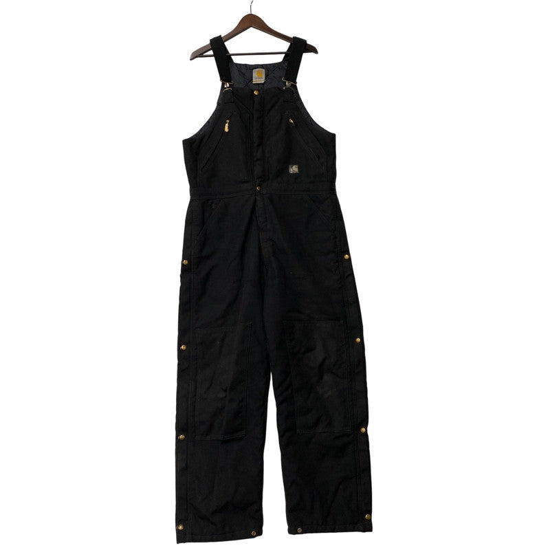 【現状渡し品】【メンズ】 R33 BLK 00’S メキシコ製 DOUBLE KNEE OVERALLS ダブルニー オーバーオール 157-260217-cs-10-izu サイズ：34×32 カラー：ブラック 万代Net店
