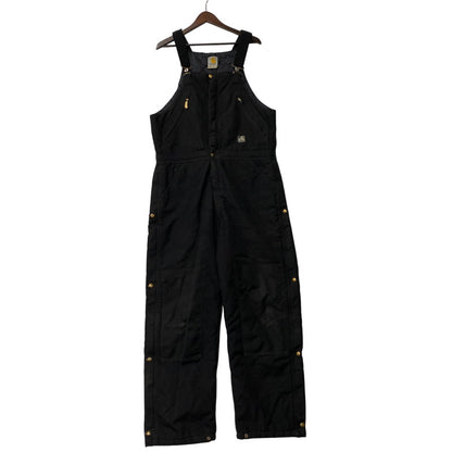【現状渡し品】【メンズ】 R33 BLK 00’S メキシコ製 DOUBLE KNEE OVERALLS ダブルニー オーバーオール 157-260217-cs-10-izu サイズ：34×32 カラー：ブラック 万代Net店