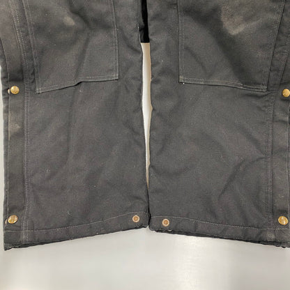 【現状渡し品】【メンズ】 R33 BLK 00’S メキシコ製 DOUBLE KNEE OVERALLS ダブルニー オーバーオール 157-260217-cs-10-izu サイズ：34×32 カラー：ブラック 万代Net店