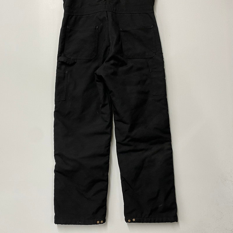 【現状渡し品】【メンズ】 R33 BLK 00’S メキシコ製 DOUBLE KNEE OVERALLS ダブルニー オーバーオール 157-260217-cs-10-izu サイズ：34×32 カラー：ブラック 万代Net店