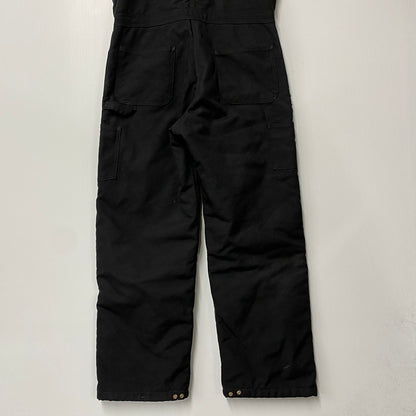 【現状渡し品】【メンズ】 R33 BLK 00’S メキシコ製 DOUBLE KNEE OVERALLS ダブルニー オーバーオール 157-260217-cs-10-izu サイズ：34×32 カラー：ブラック 万代Net店