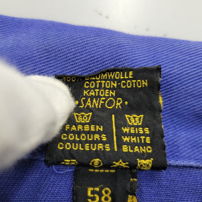 【現状渡し品】【メンズ】 USED EURO VINTAGE ユーロヴィンテージ WORK COAT ワークコート アウター 146-260218-as-19-izu サイズ：58 カラー：ブルー 万代Net店