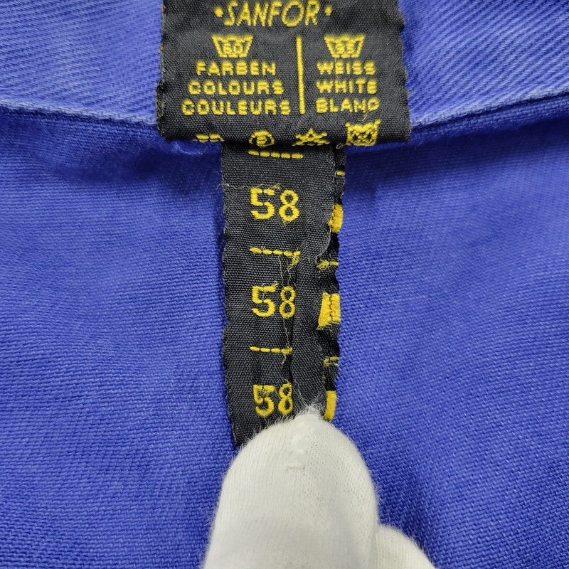 【現状渡し品】【メンズ】 USED EURO VINTAGE ユーロヴィンテージ WORK COAT ワークコート アウター 146-260218-as-19-izu サイズ：58 カラー：ブルー 万代Net店