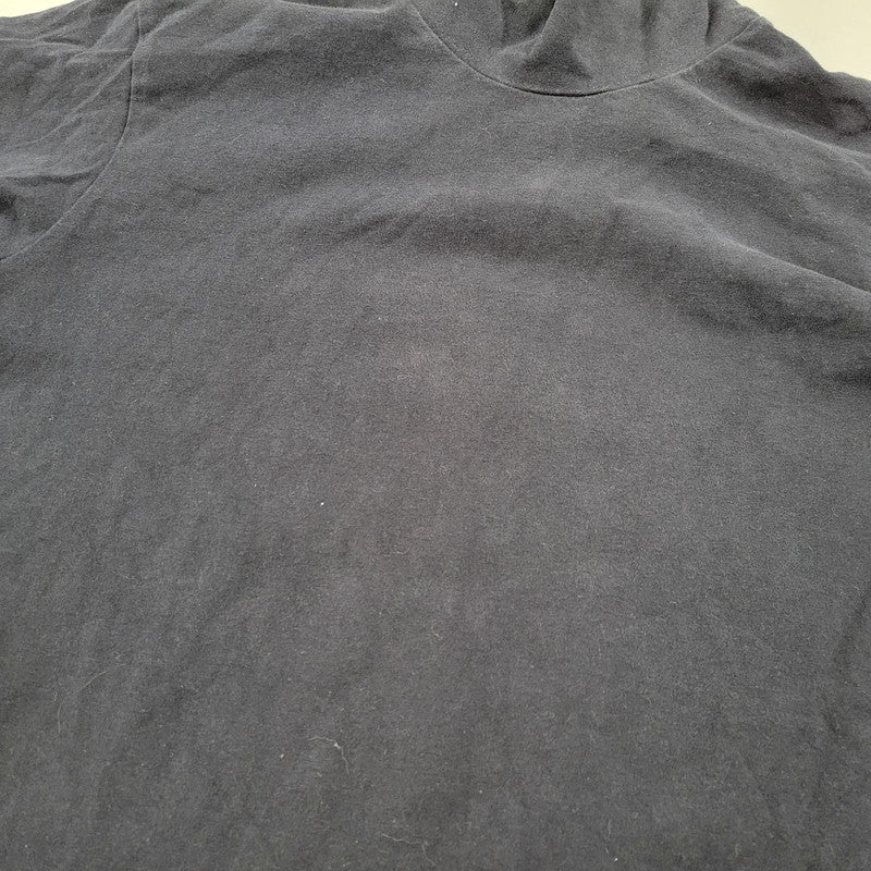 【中古品】【メンズ】 MOCK NECK L/S TEE モックネック ロングスリーブ Tシャツ 長袖 トップス 140-260218-as-07-izu サイズ：3 カラー：ネイビー 万代Net店