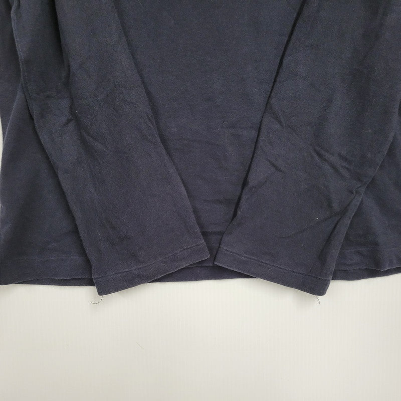 【中古品】【メンズ】 MOCK NECK L/S TEE モックネック ロングスリーブ Tシャツ 長袖 トップス 140-260218-as-07-izu サイズ：3 カラー：ネイビー 万代Net店