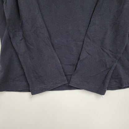 【中古品】【メンズ】 MOCK NECK L/S TEE モックネック ロングスリーブ Tシャツ 長袖 トップス 140-260218-as-07-izu サイズ：3 カラー：ネイビー 万代Net店