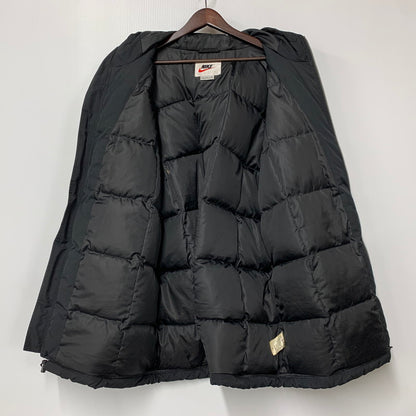 【現状渡し品】【メンズ】 OLD NIKE オールド ナイキ 白タグ HOODED DOWN JACKET フーデッド ダウンジャケット アウター 146-260303-kh-12-izu サイズ：XL カラー：ブラック 万代Net店
