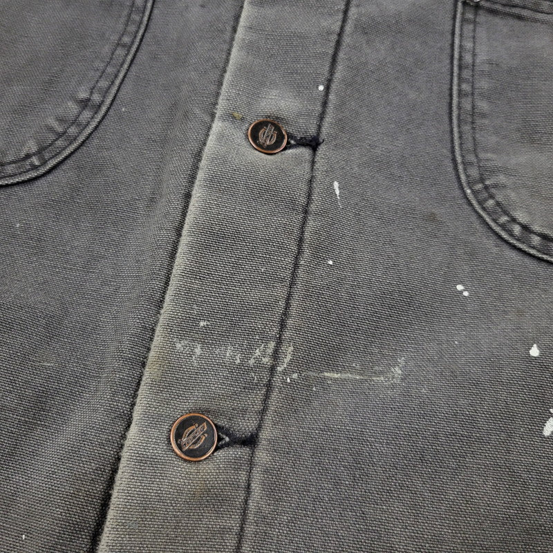 【現状渡し品】【メンズ】 3439BK BLANKET LINER DUCK COVER ALL JACKET ブランケット ライナー ダック カバーオール ジャケット アウター 146-260311-ya-02-izu サイズ：XL カラー：グレー系 万代Net店