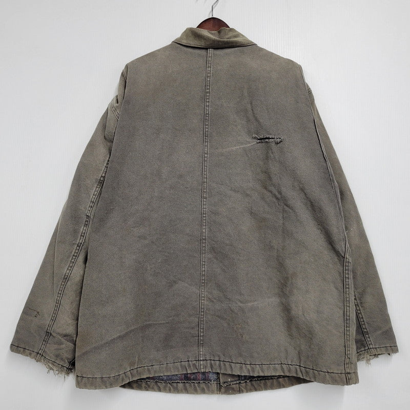 【現状渡し品】【メンズ】 3439BK BLANKET LINER DUCK COVER ALL JACKET ブランケット ライナー ダック カバーオール ジャケット アウター 146-260311-ya-02-izu サイズ：XL カラー：グレー系 万代Net店