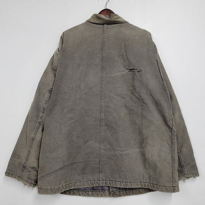 【現状渡し品】【メンズ】 3439BK BLANKET LINER DUCK COVER ALL JACKET ブランケット ライナー ダック カバーオール ジャケット アウター 146-260311-ya-02-izu サイズ：XL カラー：グレー系 万代Net店