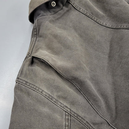 【現状渡し品】【メンズ】 3439BK BLANKET LINER DUCK COVER ALL JACKET ブランケット ライナー ダック カバーオール ジャケット アウター 146-260311-ya-02-izu サイズ：XL カラー：グレー系 万代Net店