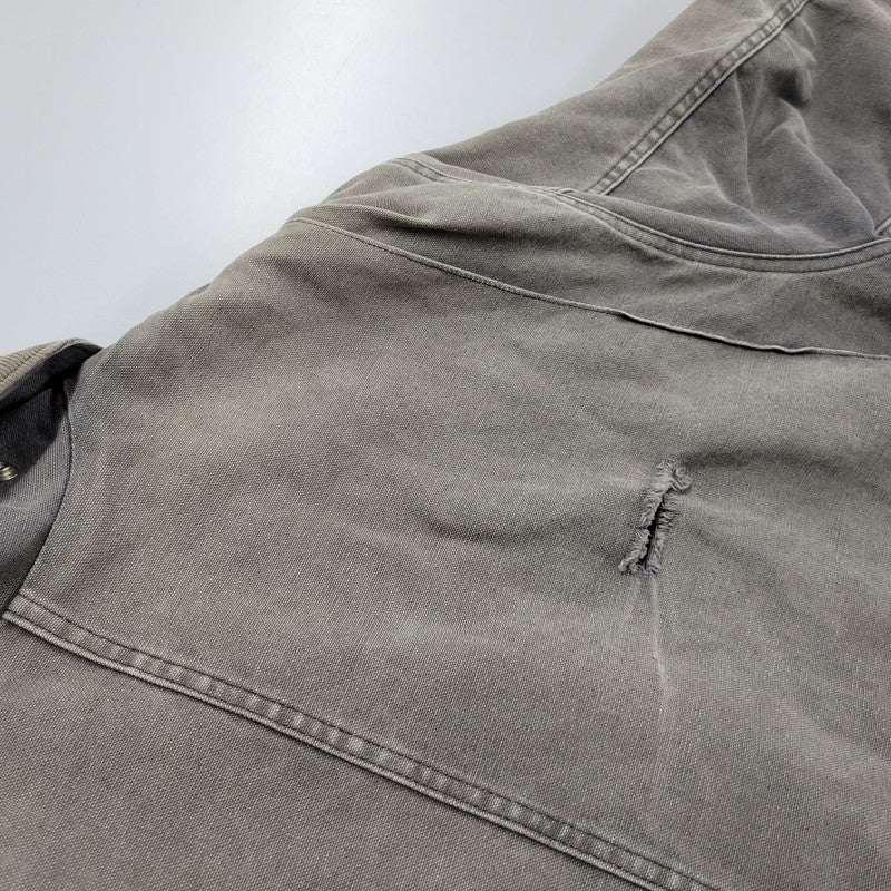 【現状渡し品】【メンズ】 3439BK BLANKET LINER DUCK COVER ALL JACKET ブランケット ライナー ダック カバーオール ジャケット アウター 146-260311-ya-02-izu サイズ：XL カラー：グレー系 万代Net店