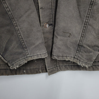 【現状渡し品】【メンズ】 3439BK BLANKET LINER DUCK COVER ALL JACKET ブランケット ライナー ダック カバーオール ジャケット アウター 146-260311-ya-02-izu サイズ：XL カラー：グレー系 万代Net店