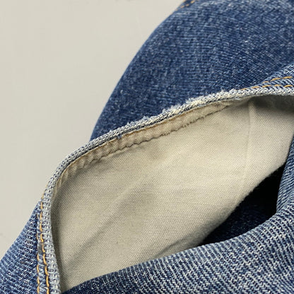 【中古品】【メンズ】 00517-0216 メキシコ製 BOOTS CUT DENIM PANTS ブーツ カット デニム パンツ ズボン ボトムス 157-260216-ya-09-izu サイズ：38×34 カラー：インディゴ 万代Net店