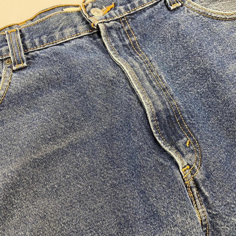 【中古品】【メンズ】 00517-0216 メキシコ製 BOOTS CUT DENIM PANTS ブーツ カット デニム パンツ ズボン ボトムス 157-260216-ya-09-izu サイズ：38×34 カラー：インディゴ 万代Net店