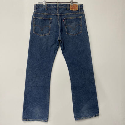 【中古品】【メンズ】 00517-0216 メキシコ製 BOOTS CUT DENIM PANTS ブーツ カット デニム パンツ ズボン ボトムス 157-260216-ya-09-izu サイズ：38×34 カラー：インディゴ 万代Net店